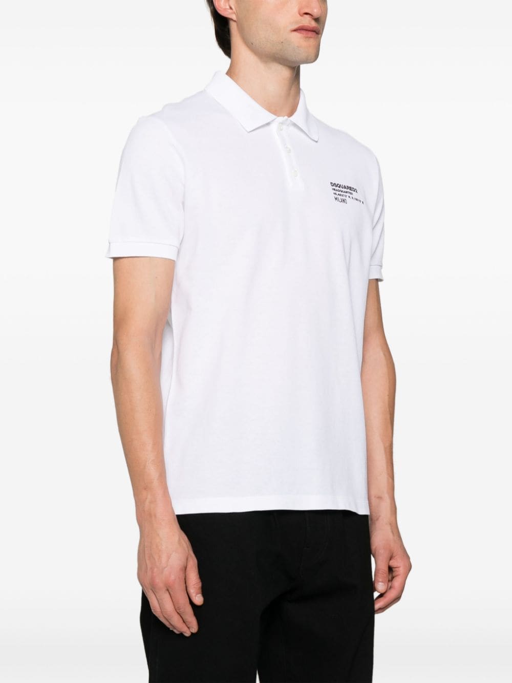 Dsquared2 White Polo Shirts & Tees — Topwear for Men