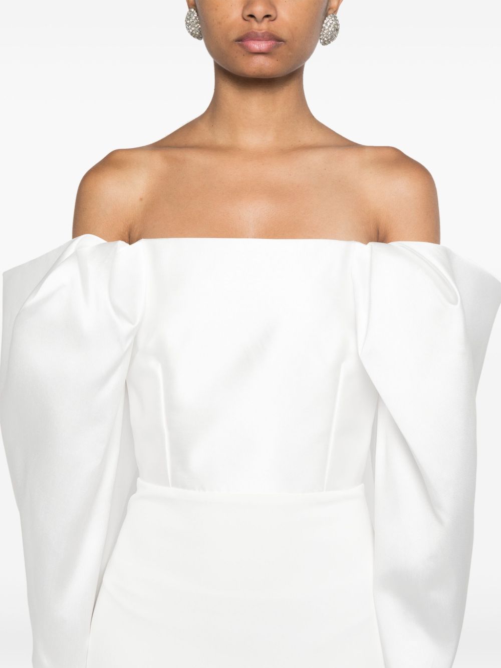 Solace London Dresses Beige maxi dress