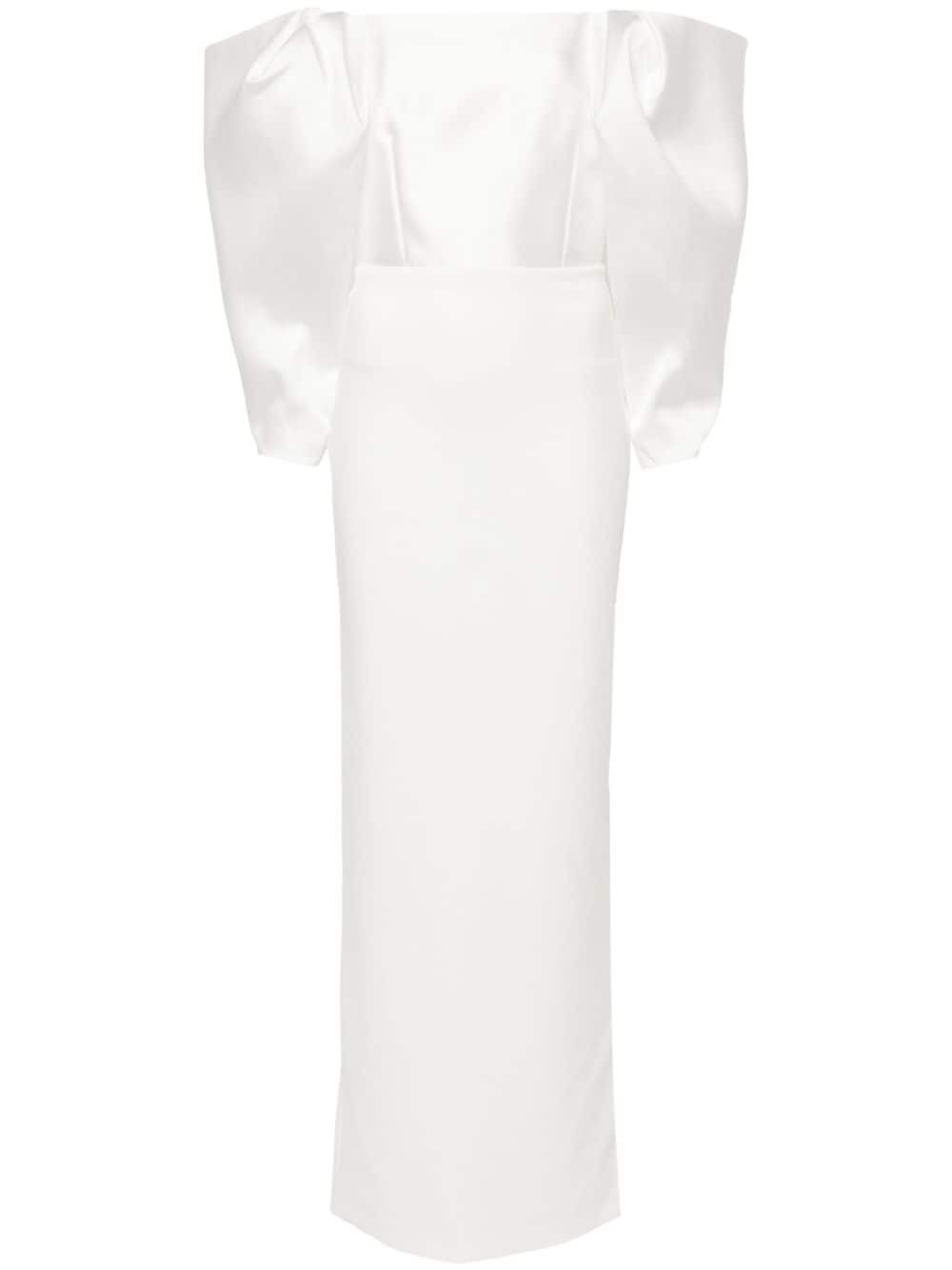 Solace London Dresses Beige maxi dress