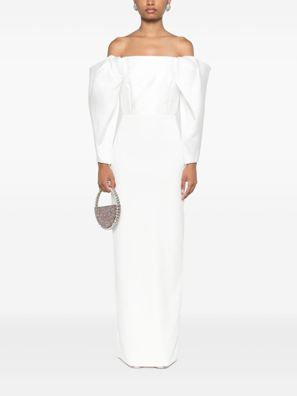 Solace London Dresses Beige maxi dress