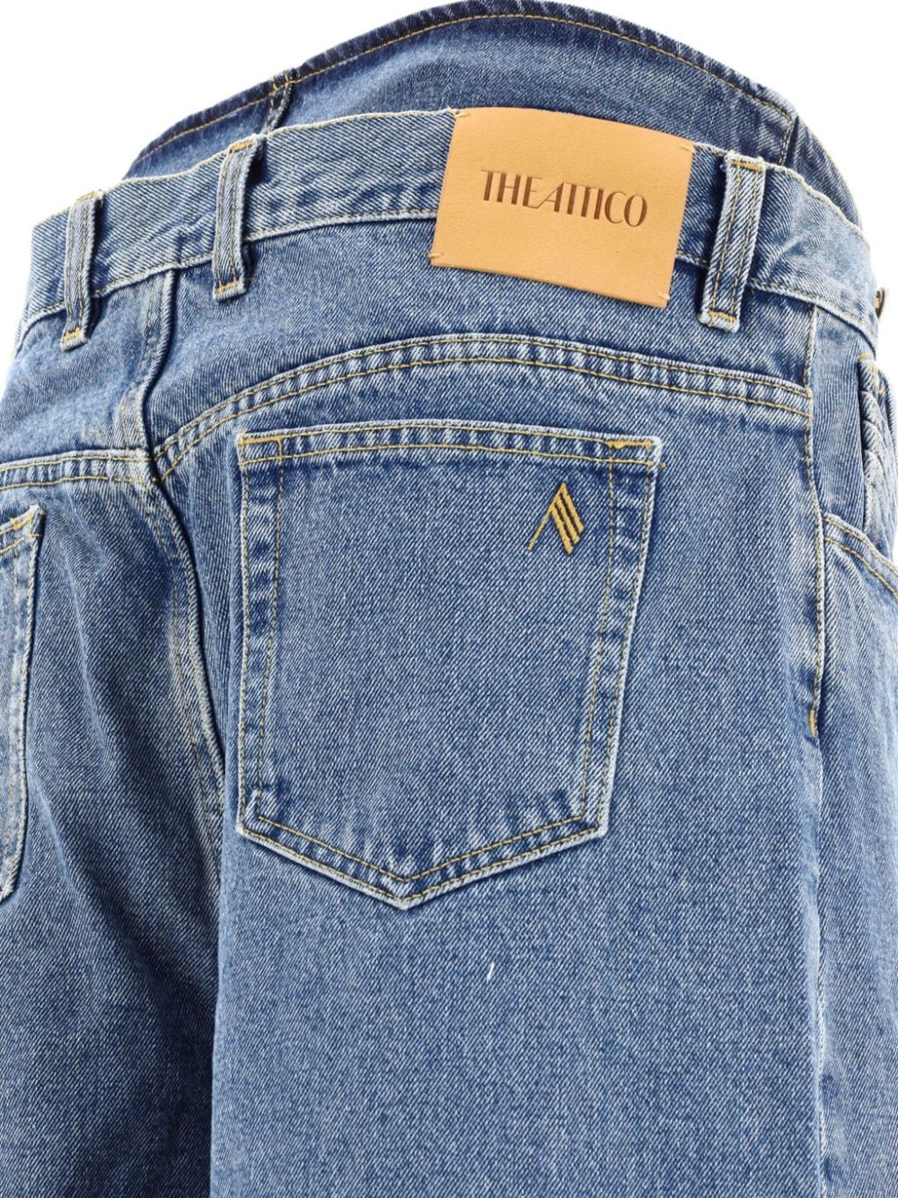 Le jean Attico Clear Blue coupe droite en denim