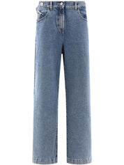 Le jean Attico Clear Blue coupe droite en denim