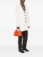 Tod'S Bags.. Orange leather micro tote