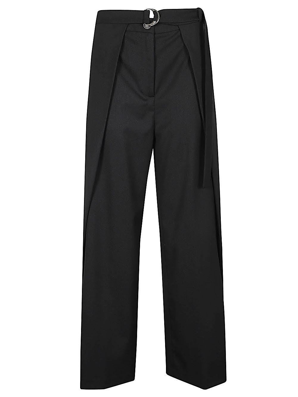 Erika Cavallini Semi-Couture Trousers in Black