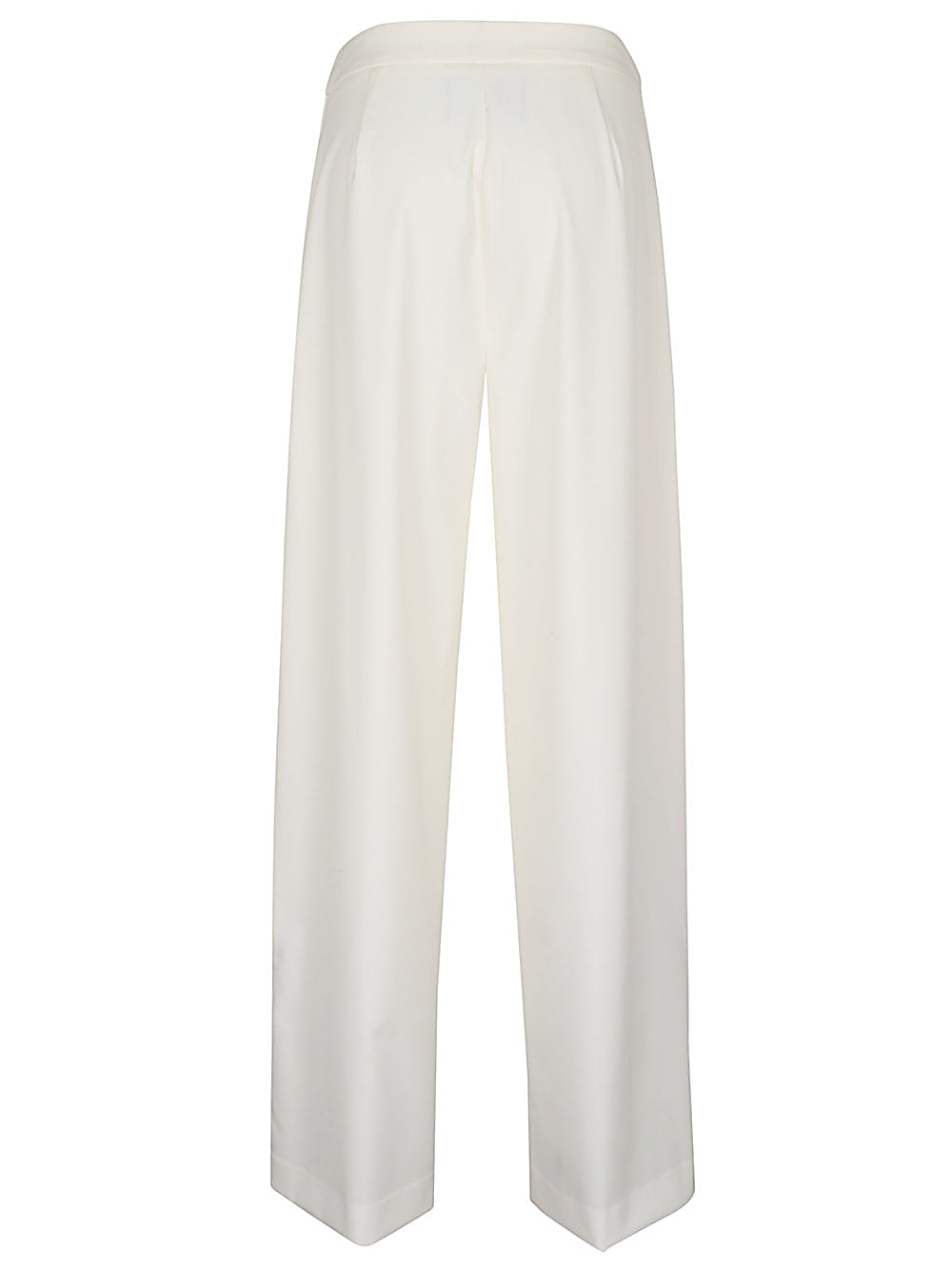 Erika Cavallini Pantalon Semi-Couture Blanc