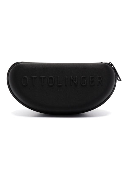 OTTOLINGER Sunglasses Green — Sculptural Fluorescent Acetate