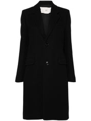 Ami Paris Coats Black wool felted