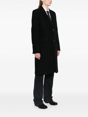Ami Paris Coats Black wool felted