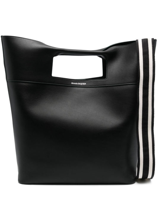 Alexander McQueen Black Leather Handbag