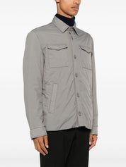 Chaquetas Herno Chaqueta de camisa de nailon ligero gris