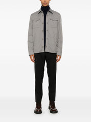 Chaquetas Herno Chaqueta de camisa de nailon ligero gris
