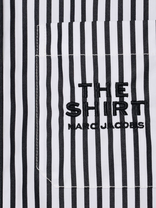 Marc Jacobs Black Stripe Shirt — Refined Cotton Tailoring