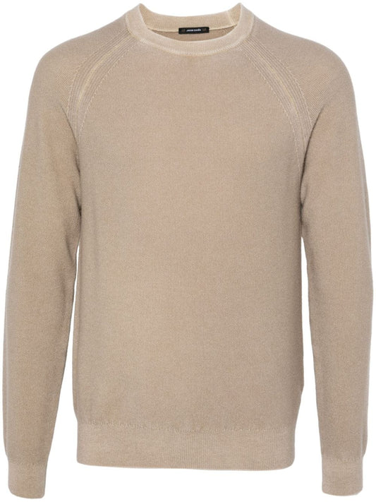Jacob Cohen Grey Cashmere Crew Neck Sweater