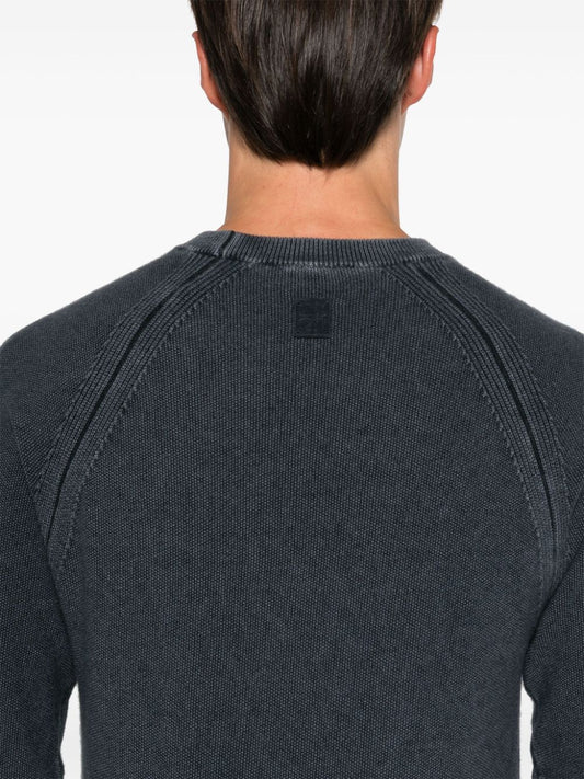 Blue Cashmere Sweater — Jacob Cohen Luxury Knit