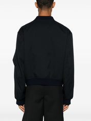 Jil Sander Coats Blue padded gabardine