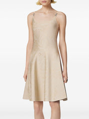 Versace Dresses Beige jacquard Barocco mini
