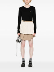 Pull Vivienne Westwood en maille fine noire en cachemire mélangé