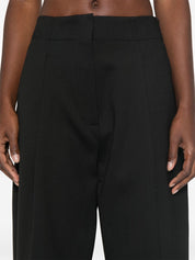 Studio Nicholson Trousers Black cropped wide leg