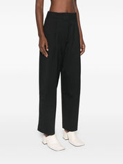 Studio Nicholson Trousers Black cropped wide leg