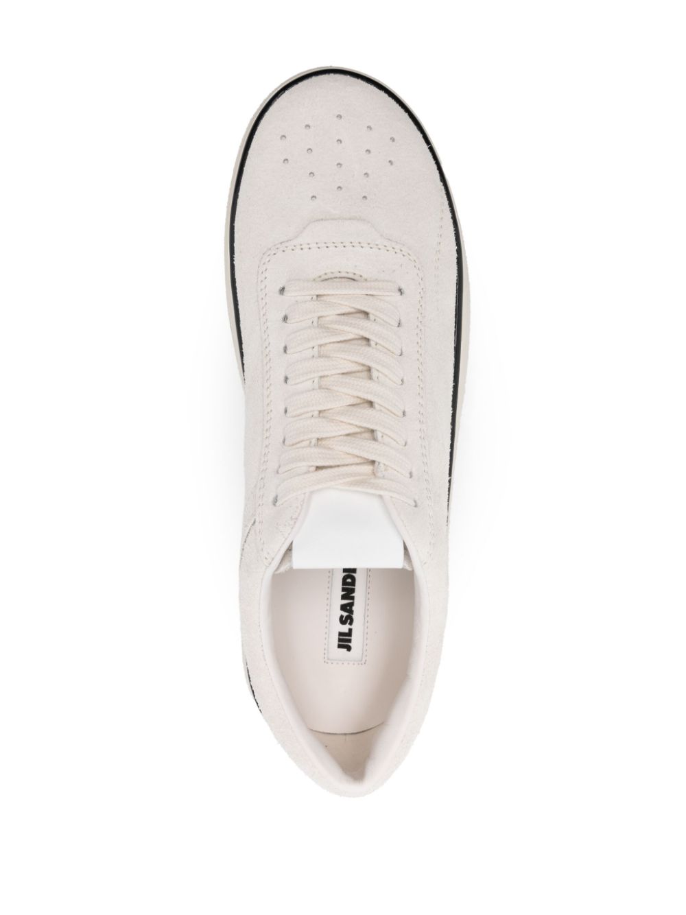 Baskets Jil Sander blanches