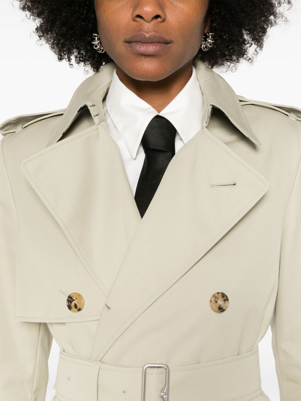 Burberry Coats Grey cotton gabardine trench