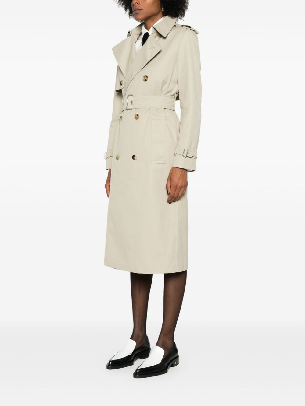 Burberry Coats Grey cotton gabardine trench