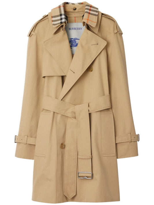 Burberry Coats Beige — Timeless Cotton Trench for Women