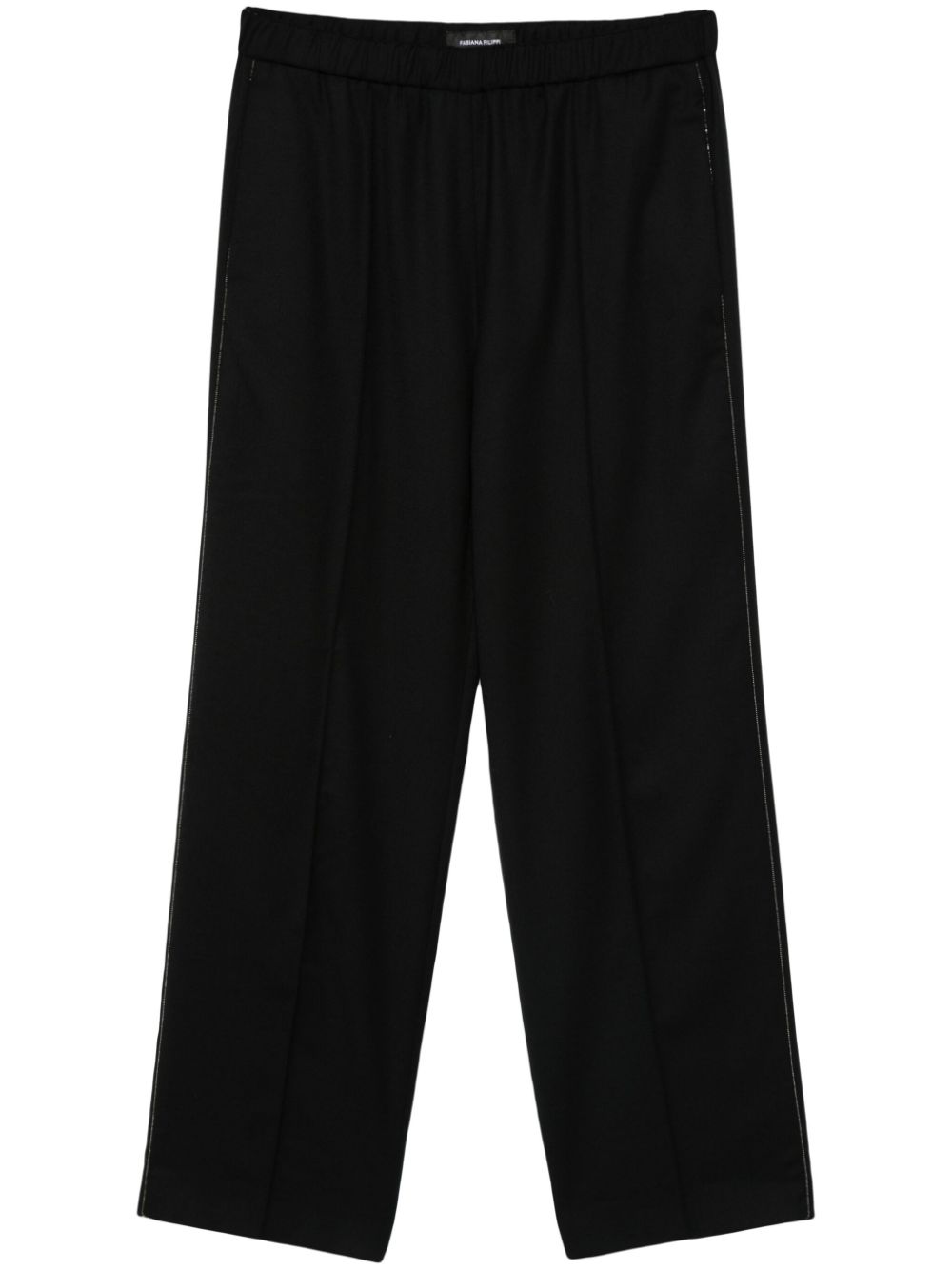 Fabiana Filippi Black Virgin Wool Trousers