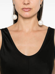 Black Satin Long Dress — Forte Forte