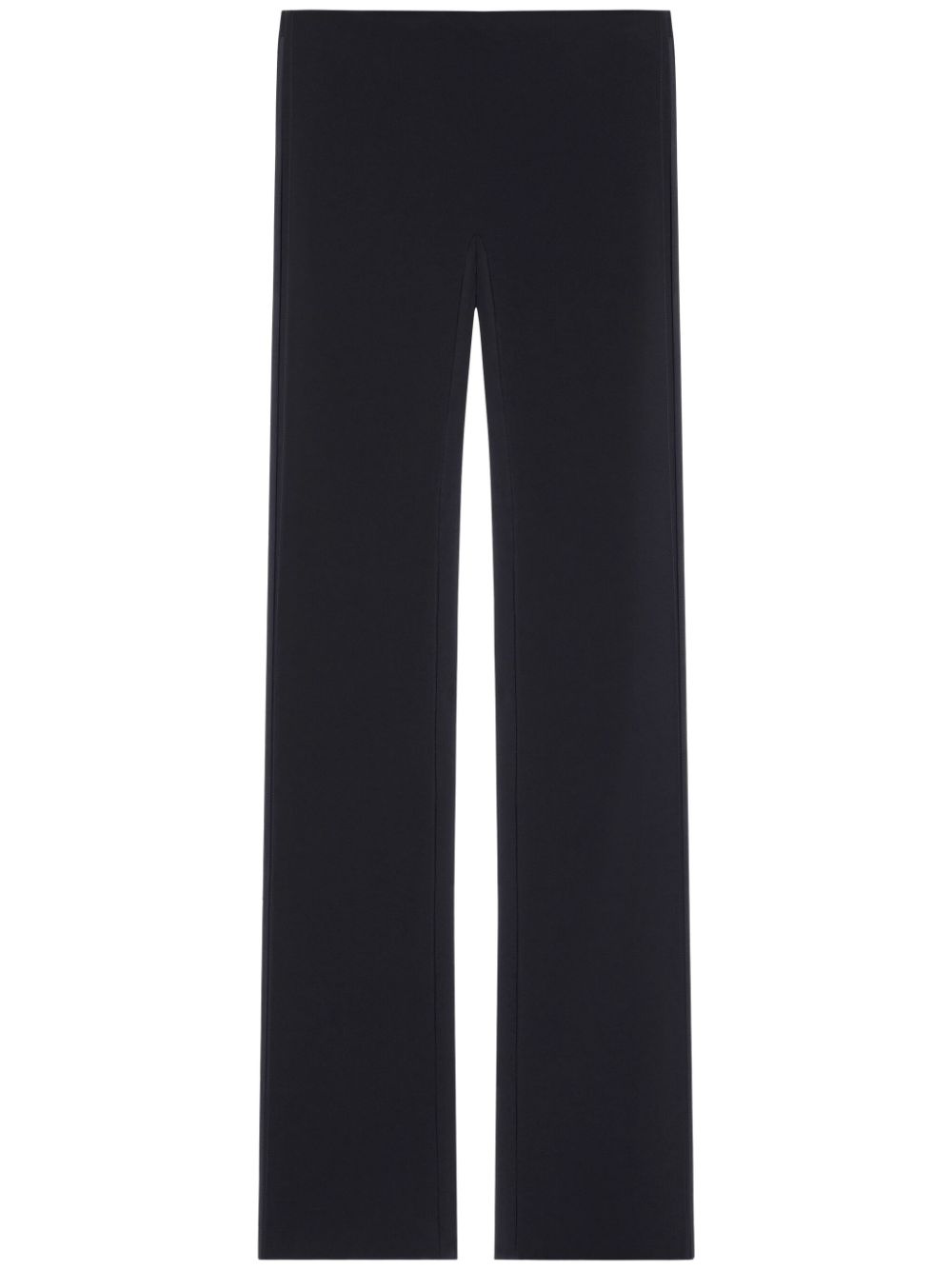 Courreges 032C Trousers Black — Mid‑Rise Layered Trousers