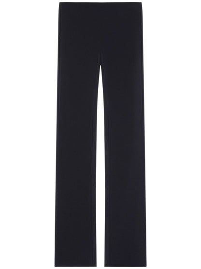 Courreges 032C Trousers Black — Mid‑Rise Layered Trousers