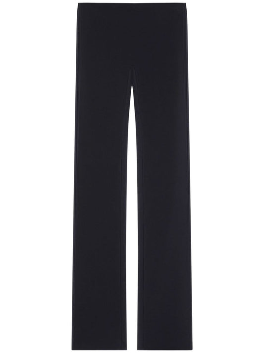 Courreges 032C Trousers Black — Mid‑Rise Layered Trousers
