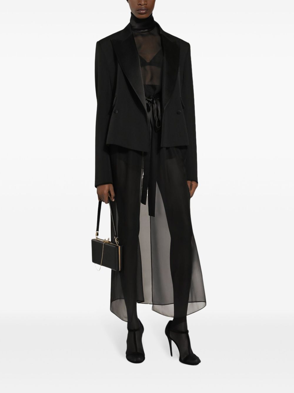 Sacs Dolce &amp; Gabbana en cuir de veau noir