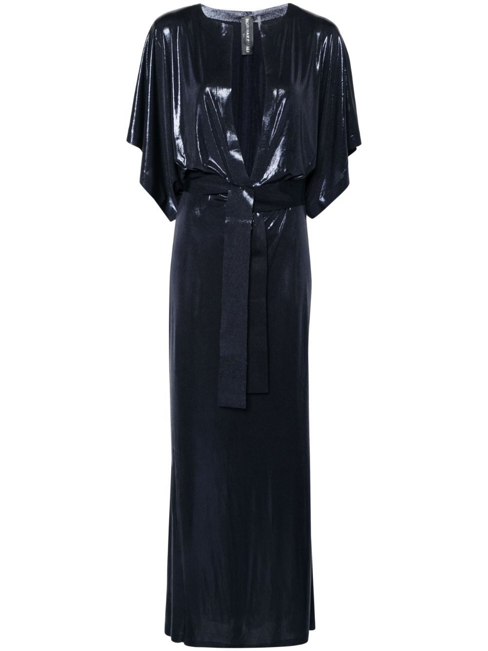 Robes Norma Kamali Robe colonne bleue
