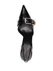 Givenchy With Heel Black leather slingback