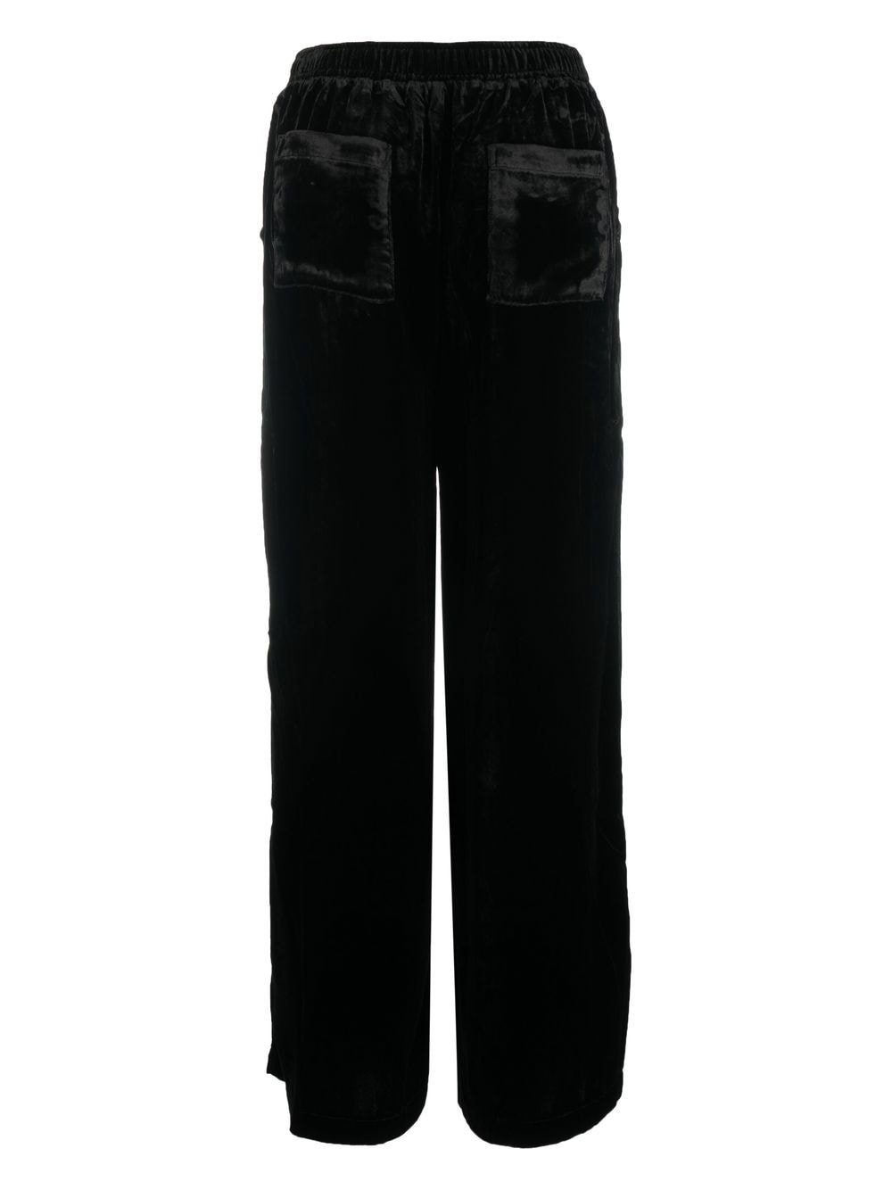 Gold Hawk Trousers Black velvet