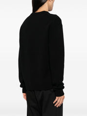 Maison Kitsuné MAISON KITSUNE' Sweaters Black wool jumper
