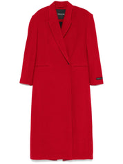 Manteaux HERSKIND Manteau long en laine rouge