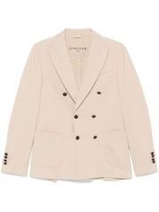 Circolo 1901 Jackets Beige double-breasted