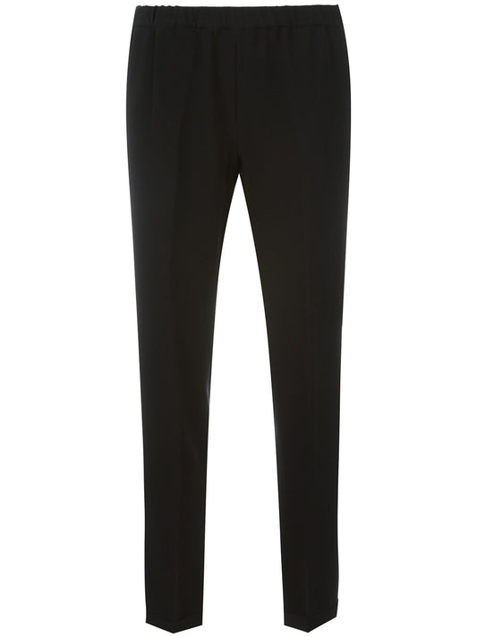Alberto Biani Black Straight Trousers