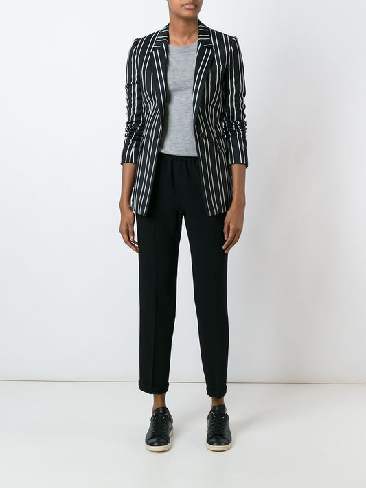 Alberto Biani Black Straight Trousers