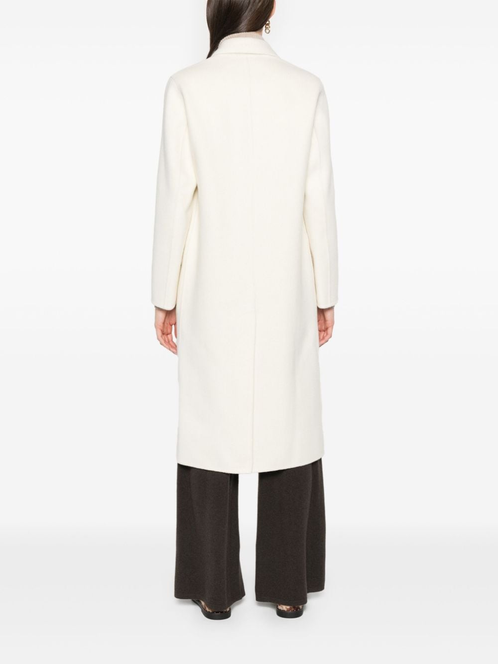 Paltò Coats White wool blend Arianna coat