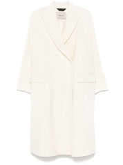 Paltò Coats White wool blend Arianna coat