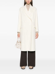 Paltò Coats White wool blend Arianna coat