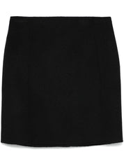 Parosh Skirts Black wool straight hem