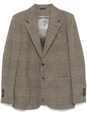 Circolo 1901 Jackets Brown in cotton blend check