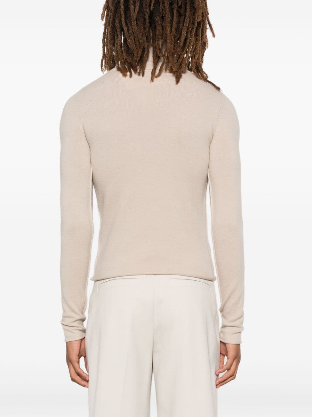 EXTREME CACHMERE Sweaters Beige cashmere high-neck