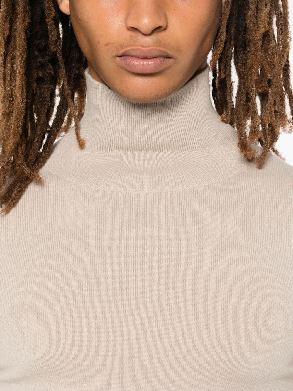 EXTREME CACHMERE Sweaters Beige cashmere high-neck