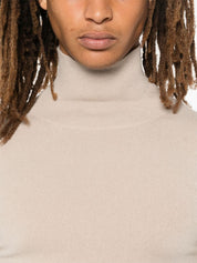 EXTREME CACHMERE Sweaters Beige cashmere high-neck