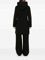 Peuterey Coats Black down hooded coat